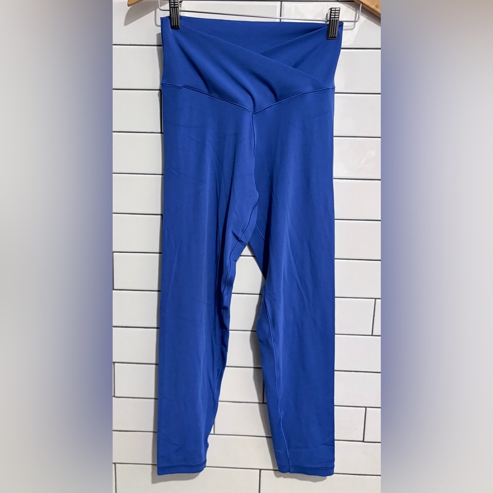 OFFLINE By Aerie Real Me High Waisted Crossover Leggings L cobalt blue - Picture 7 of 10